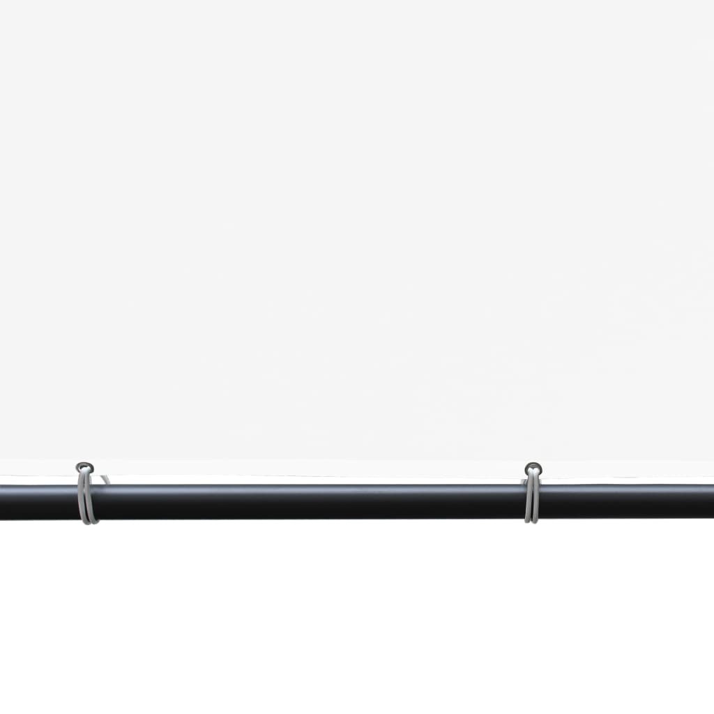 Gazebo with Flat Roof 3x3x2.4 m White 180 g/m²